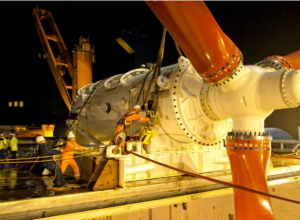 Az EMEC egyik tesztberendezése