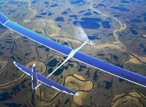 Google napelemes drón